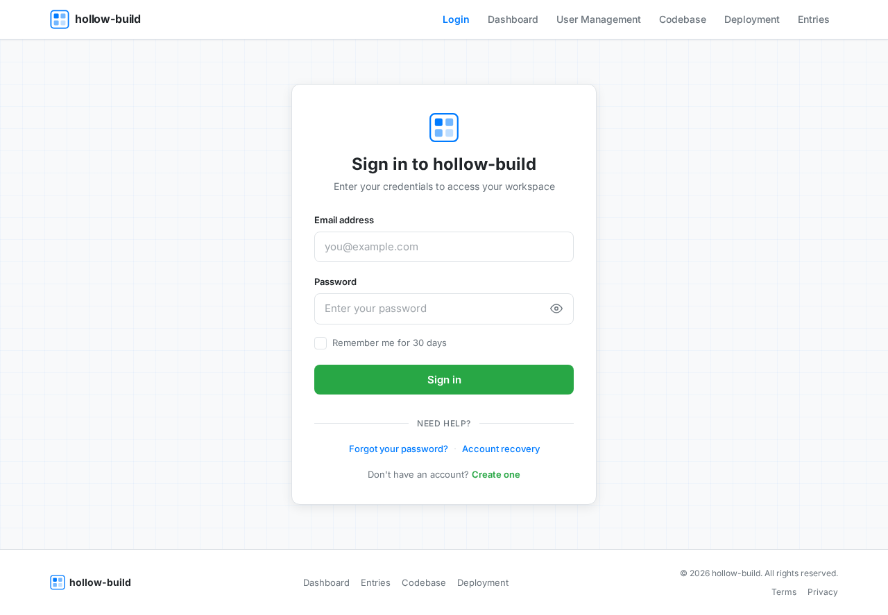 Login design preview
