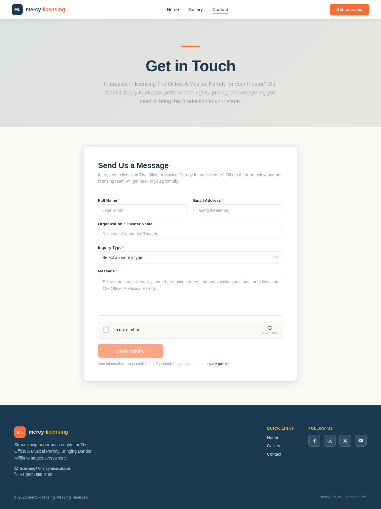 Contact design preview