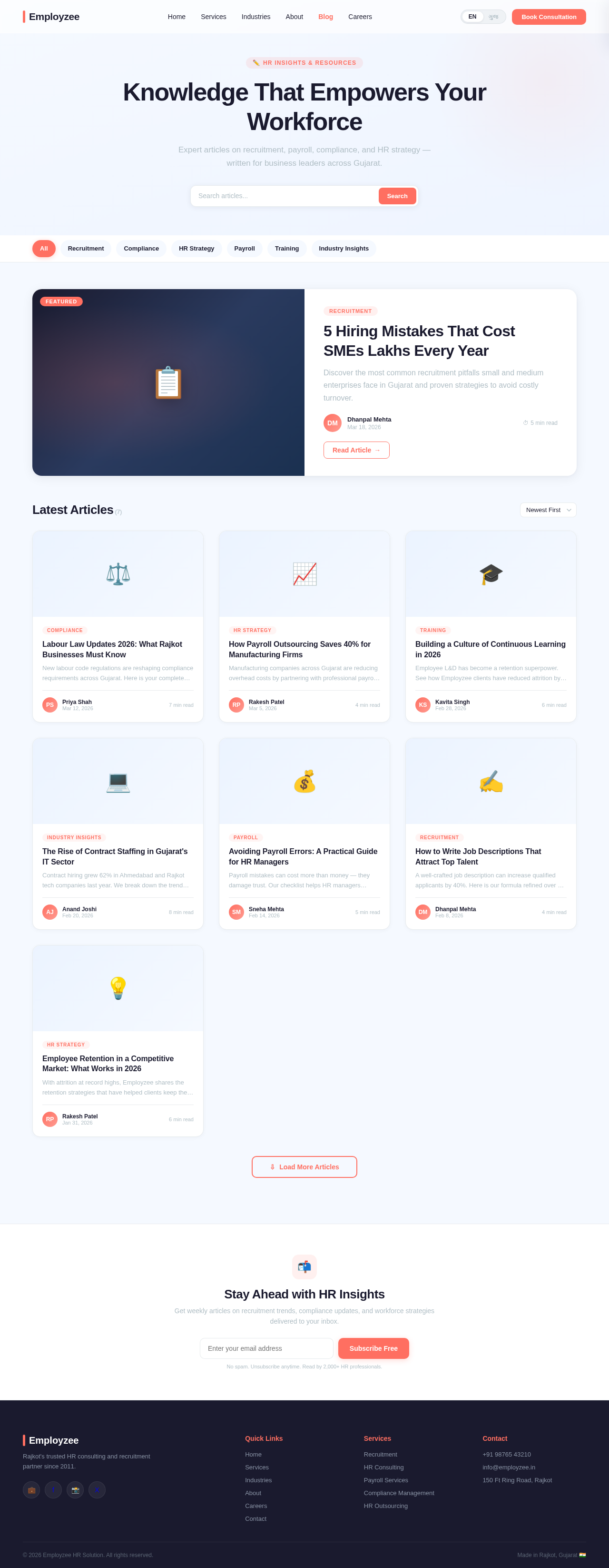 Blog design preview