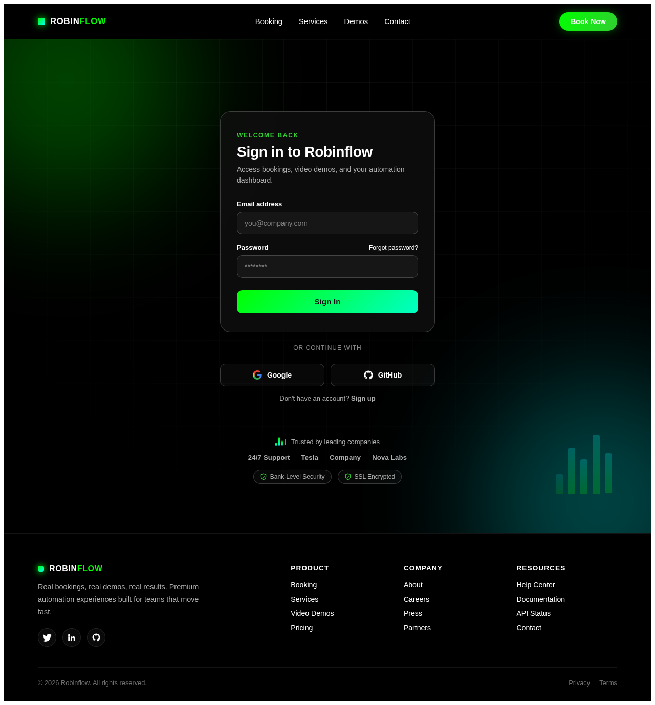 Login design preview