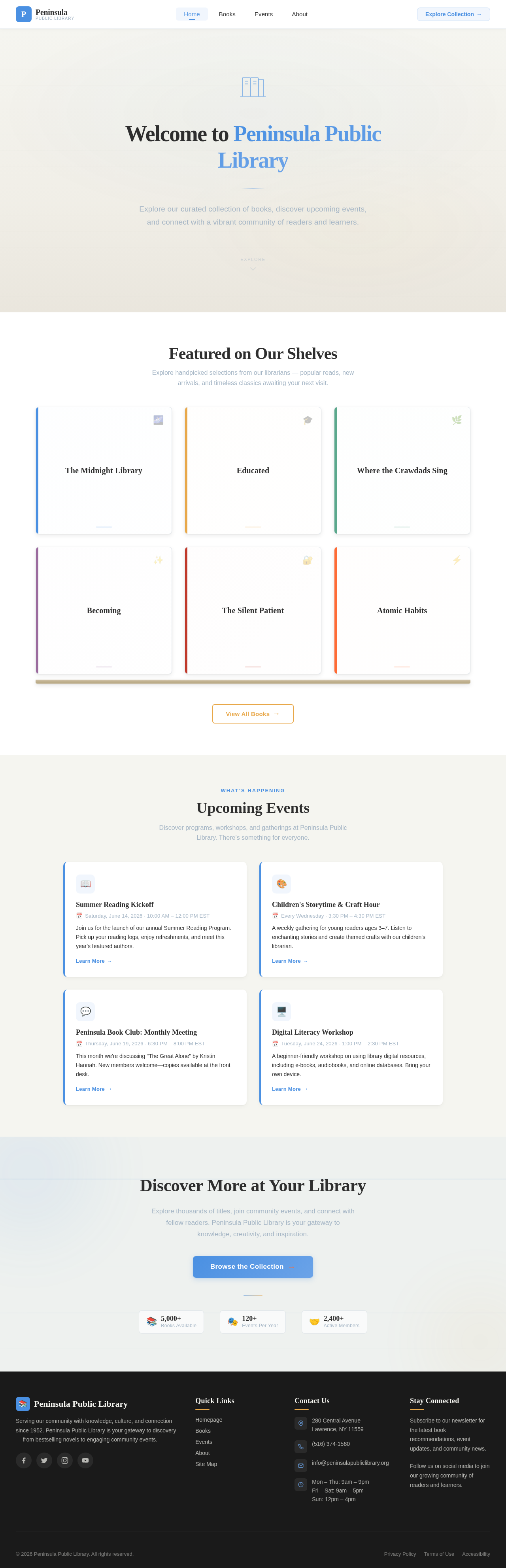 Homepage design preview
