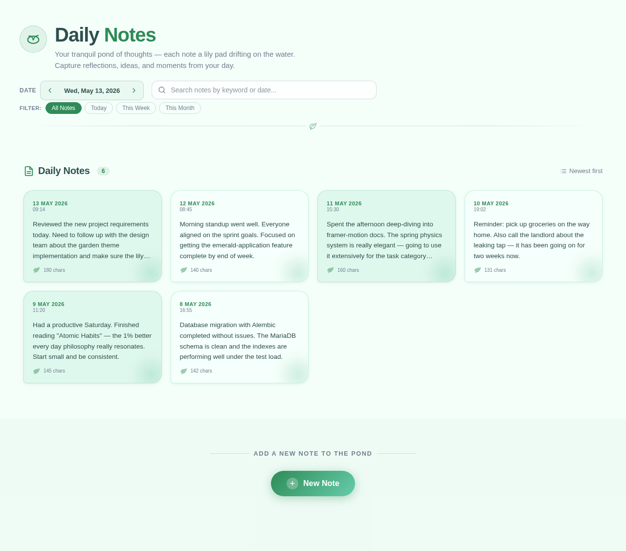Notes design preview