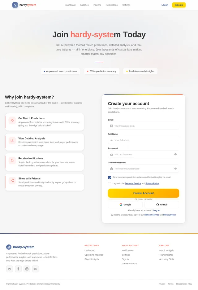 Signup