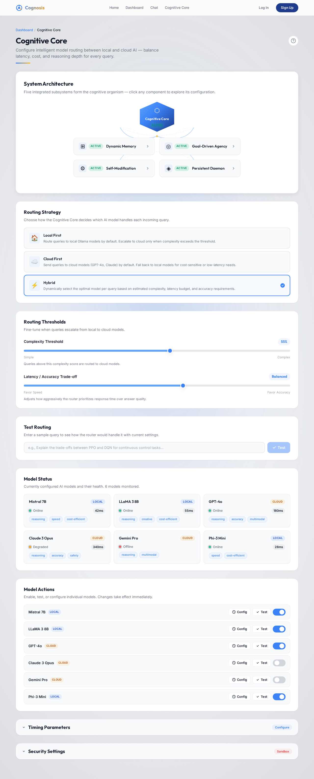 CognitiveCore design preview