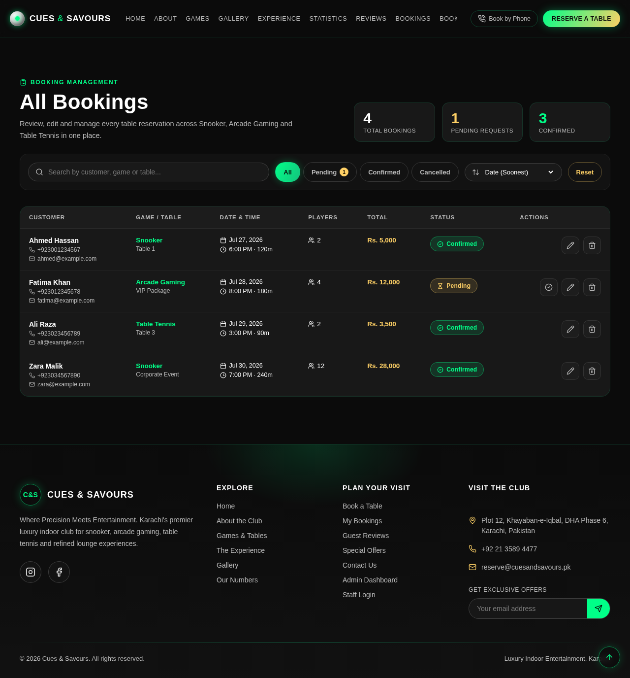 Bookings design preview