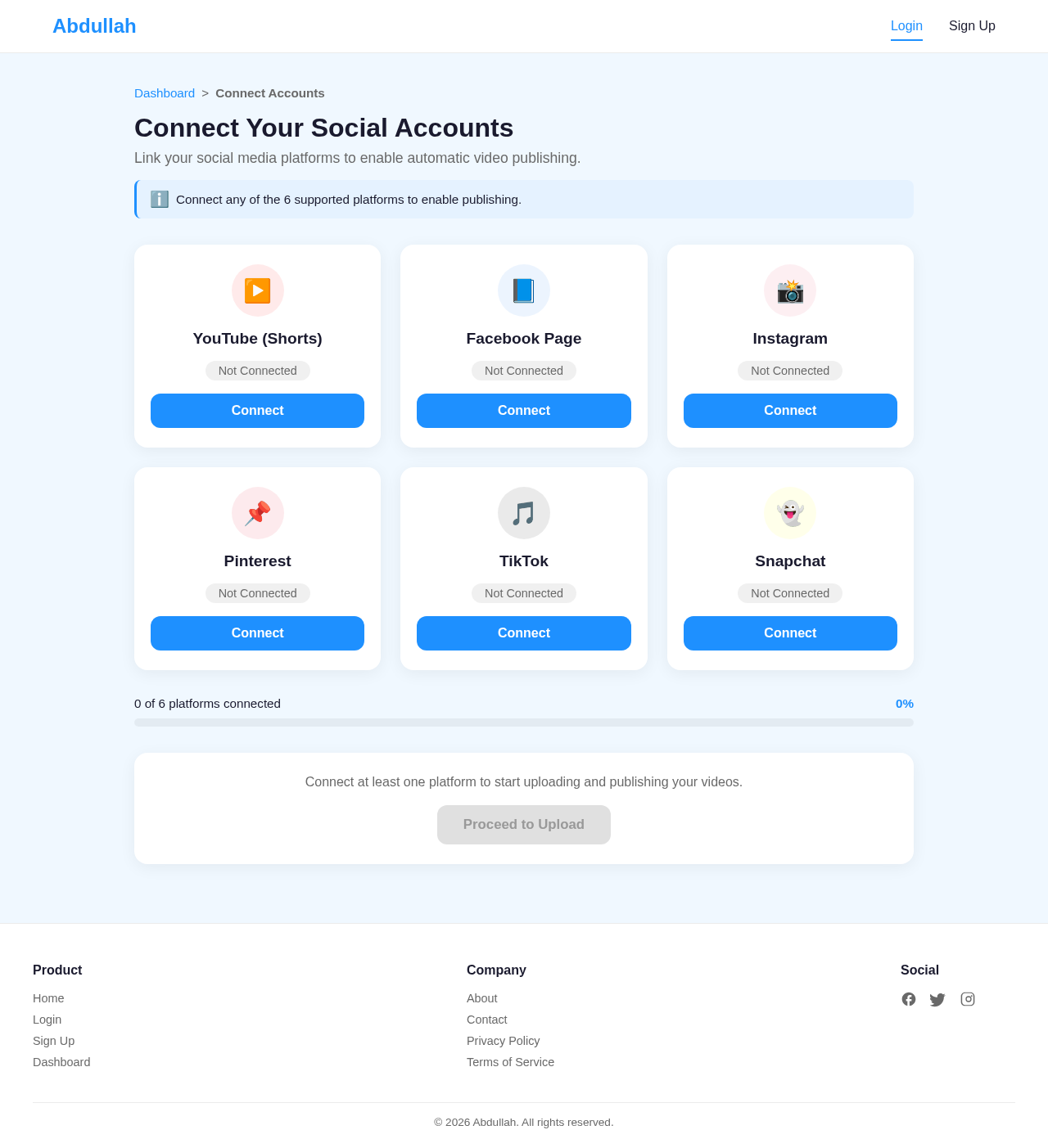 ConnectAccounts design preview