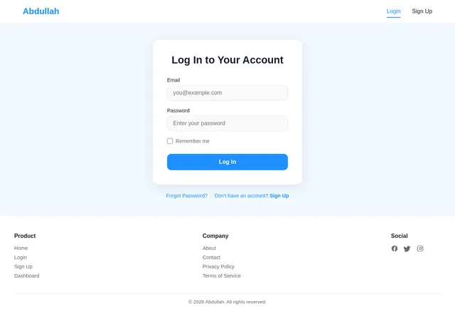 Login