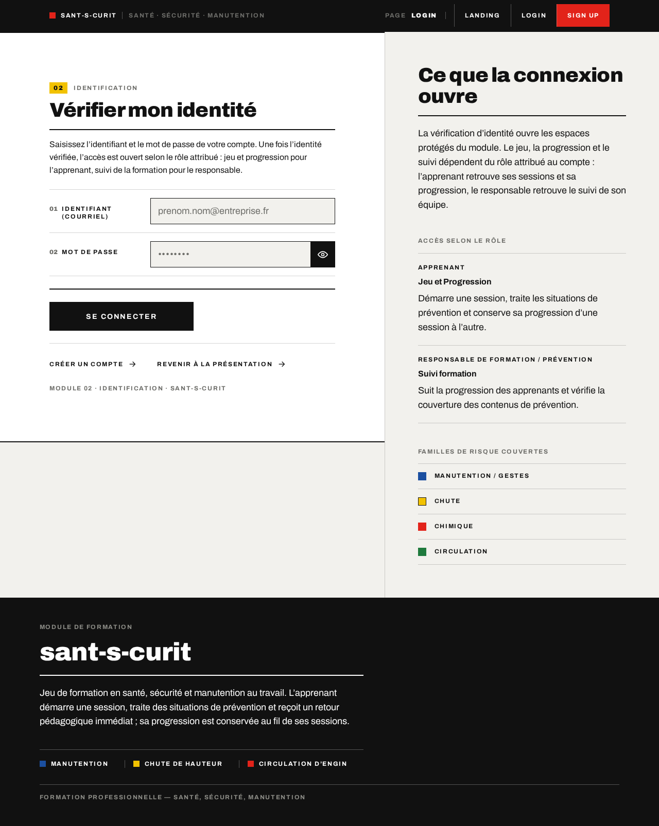 Login design preview