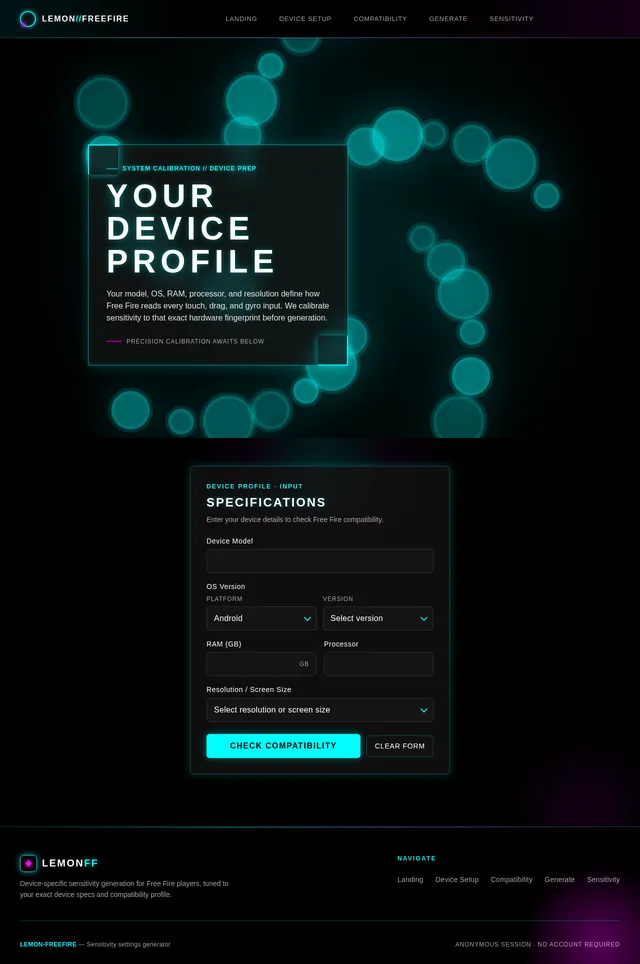 Device Setup