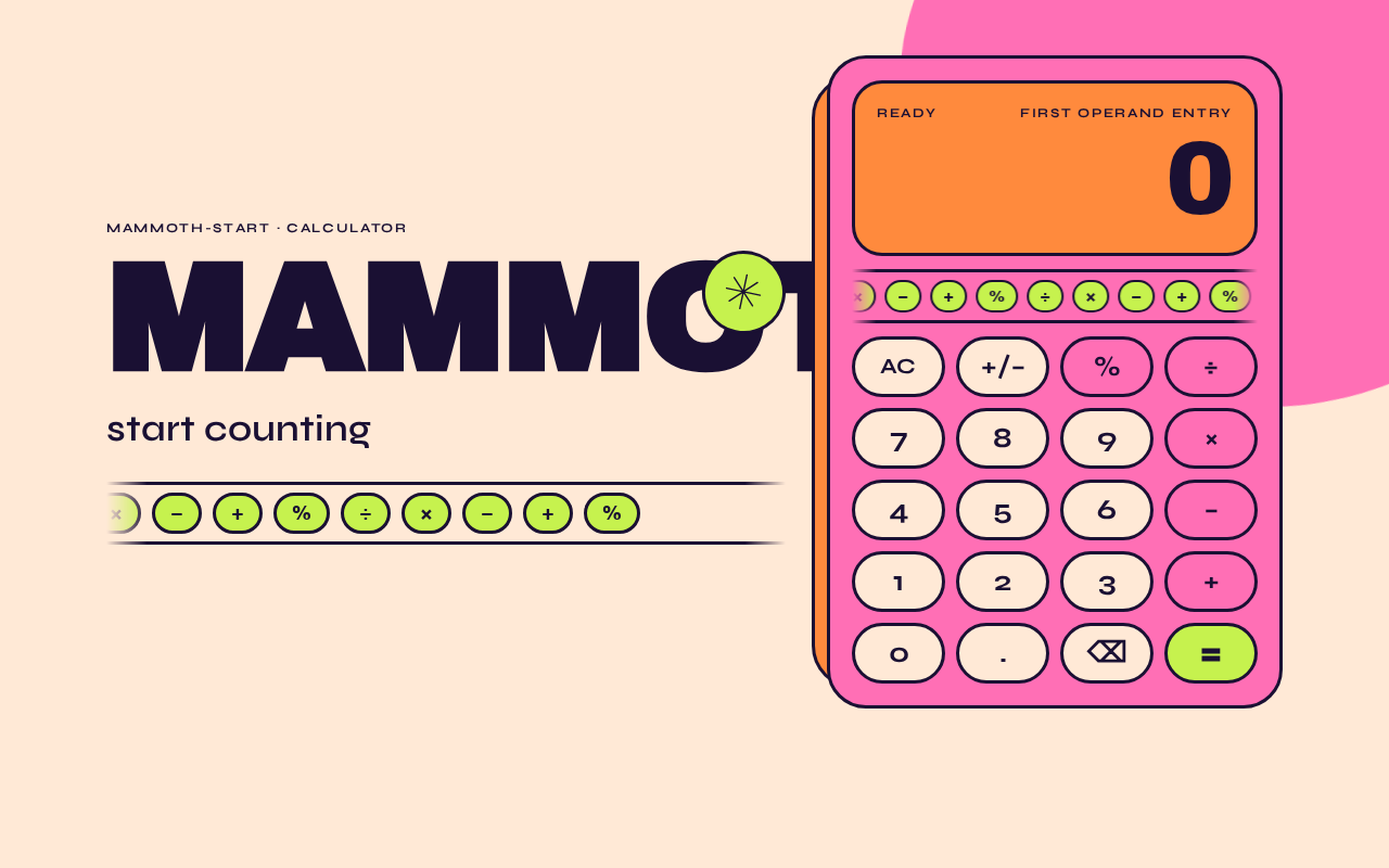 Calculator design preview