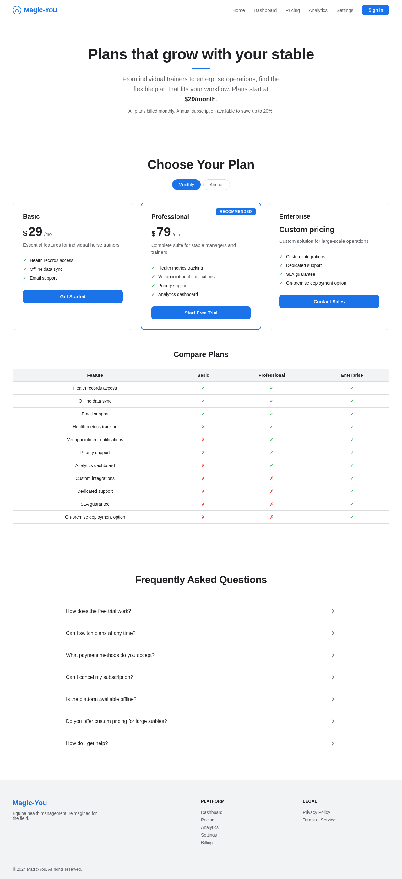 Pricing design preview
