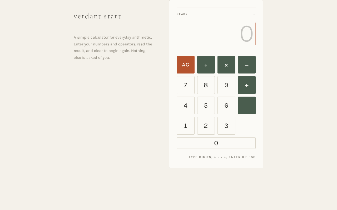 Calculator design preview