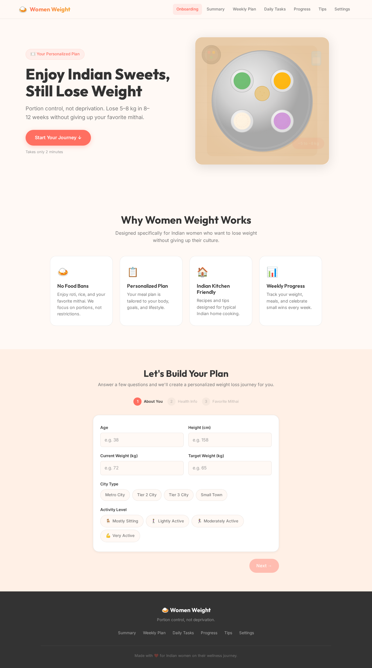 Onboarding design preview
