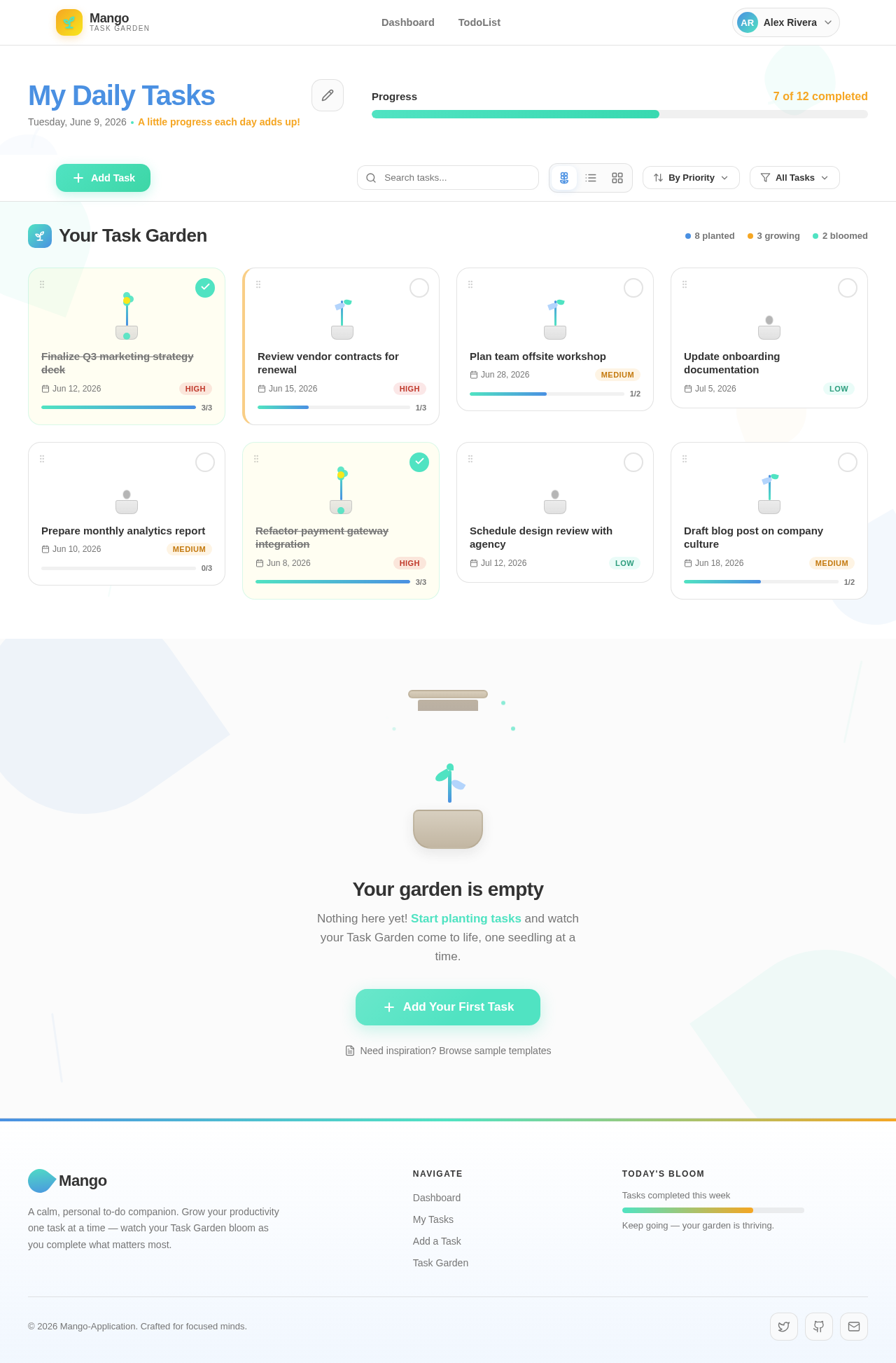 TodoList design preview