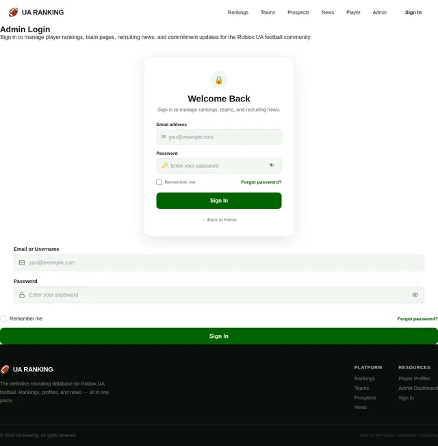 Login