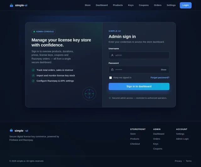 Login