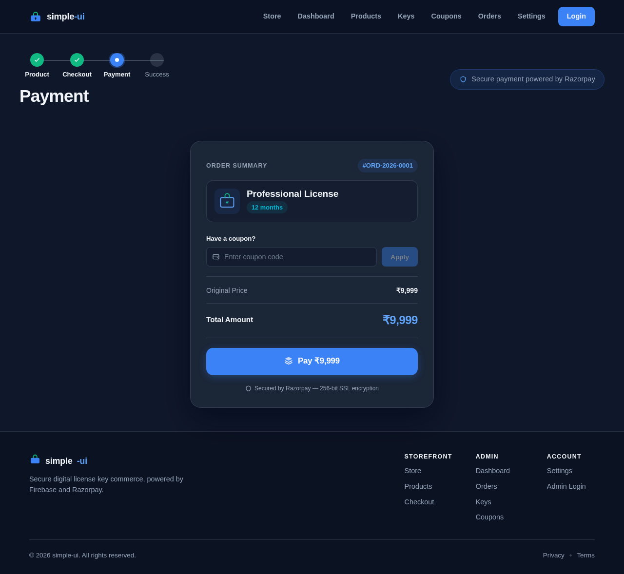 Payment design preview