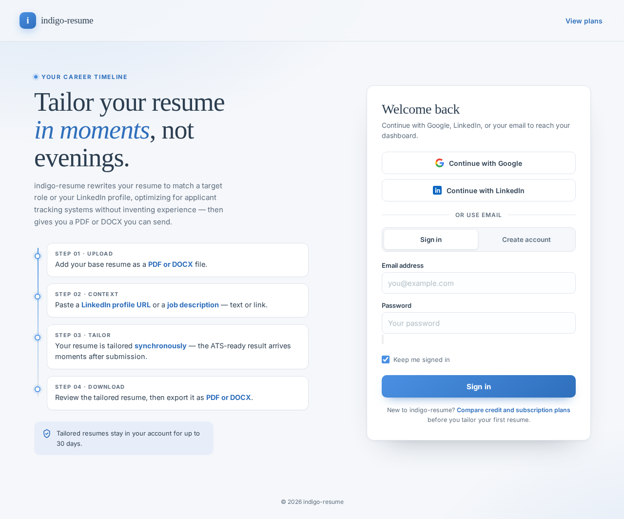 Authentication design preview
