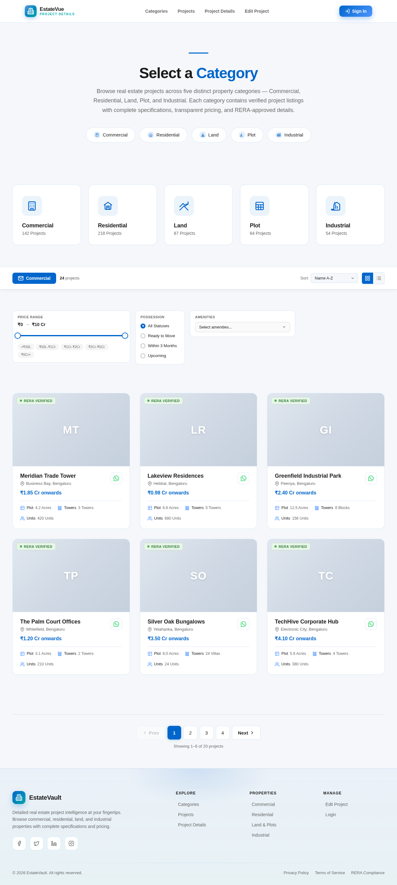 Categories design preview