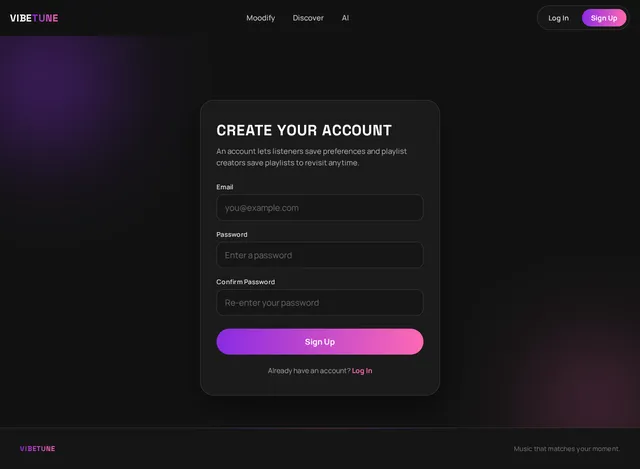 Sign Up