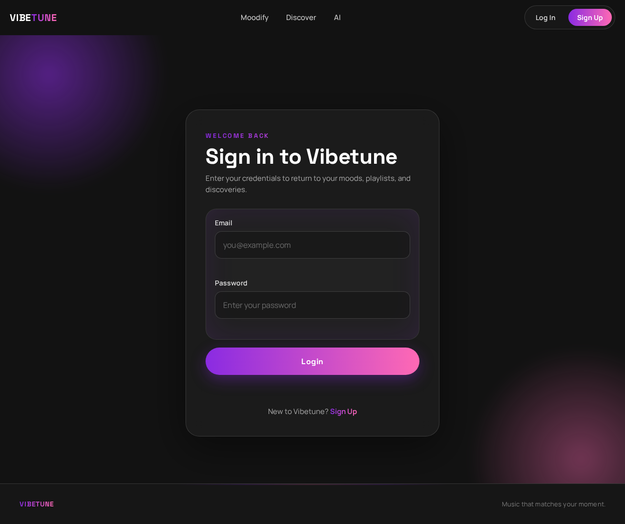 Login design preview