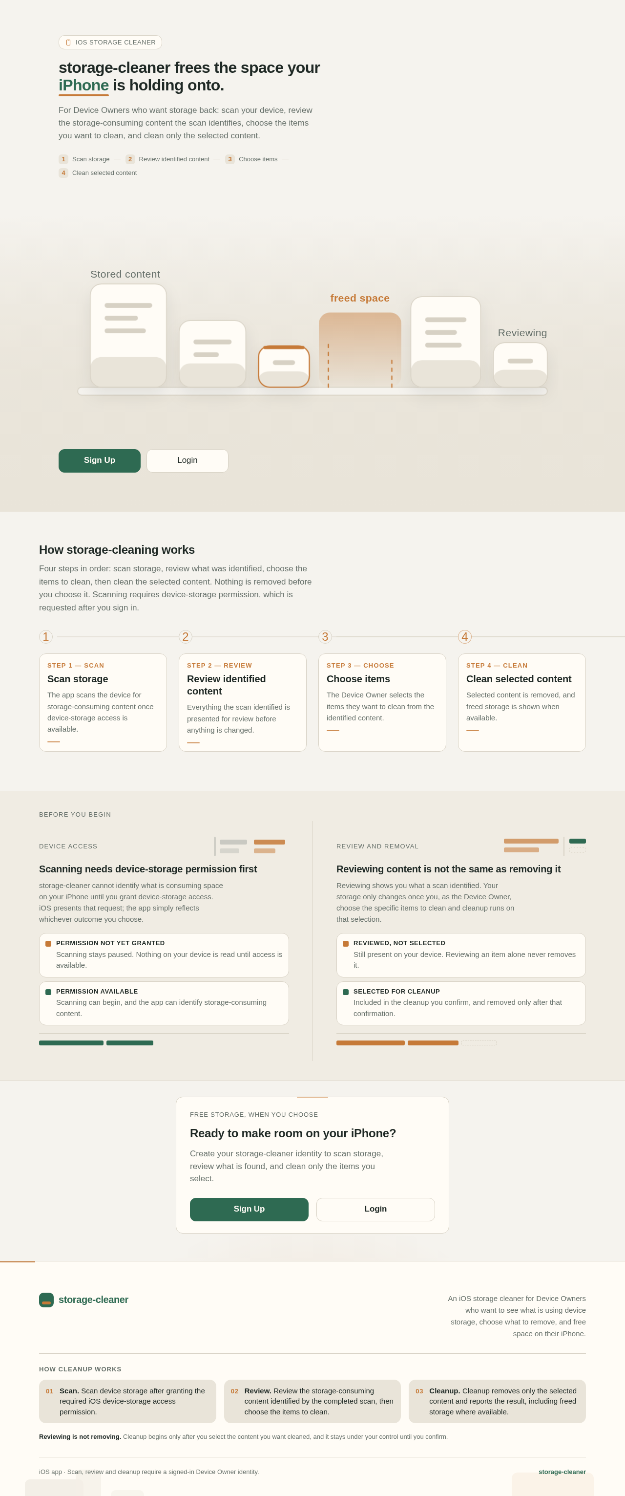 Landing design preview