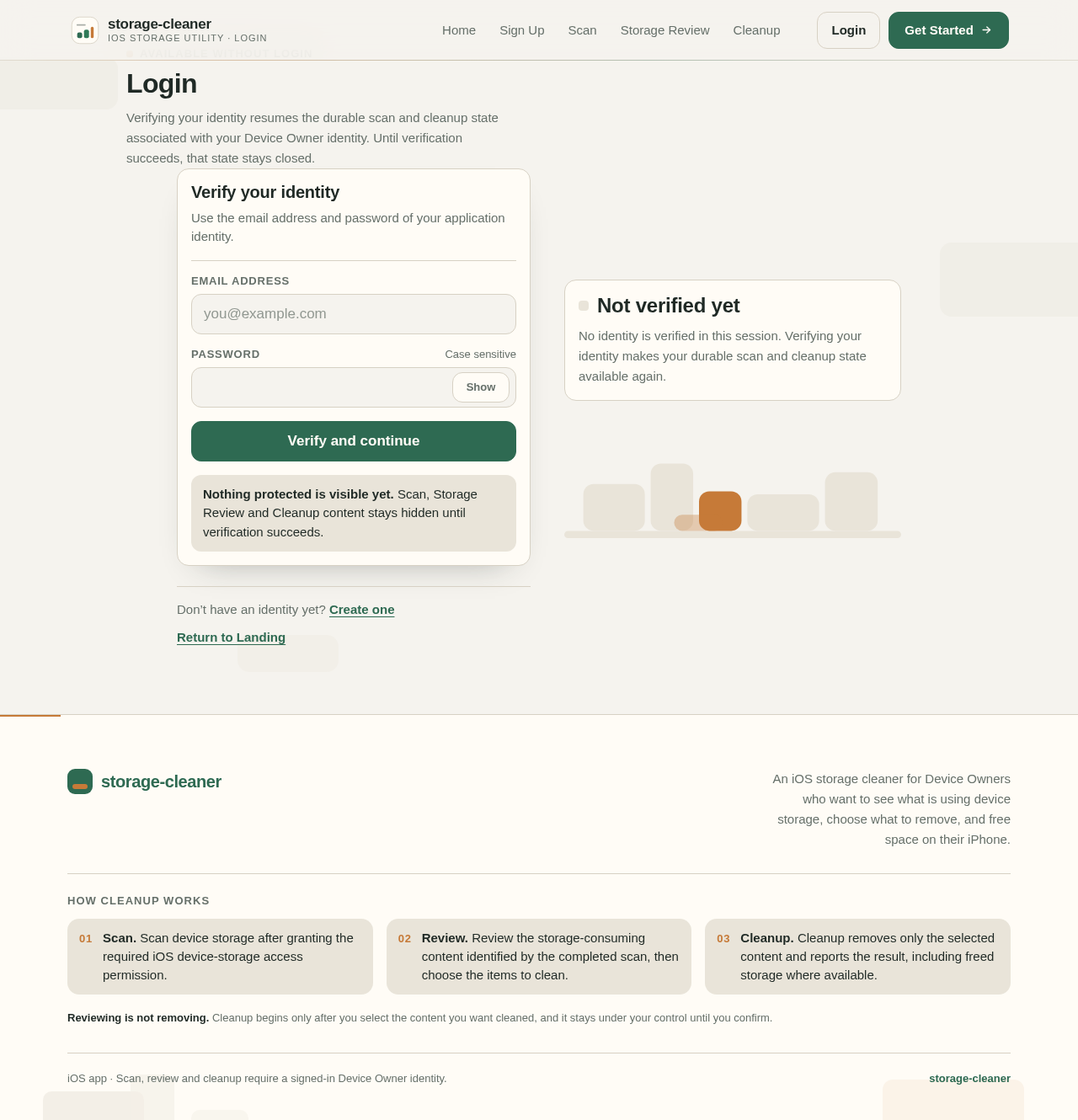 Login design preview