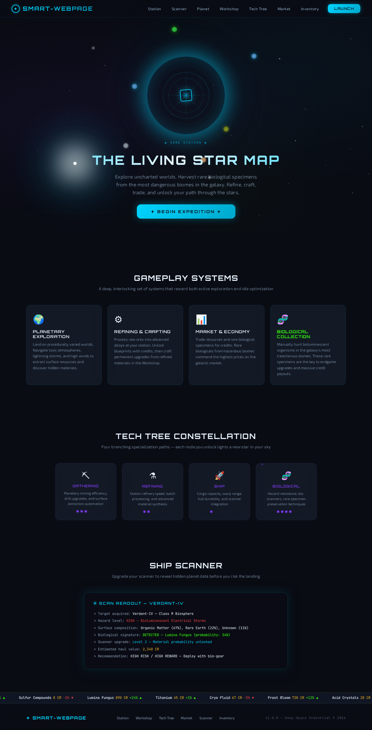 Landing design preview