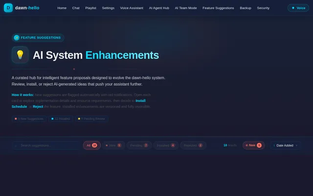 Feature Suggestions