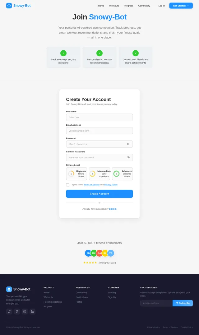 Signup