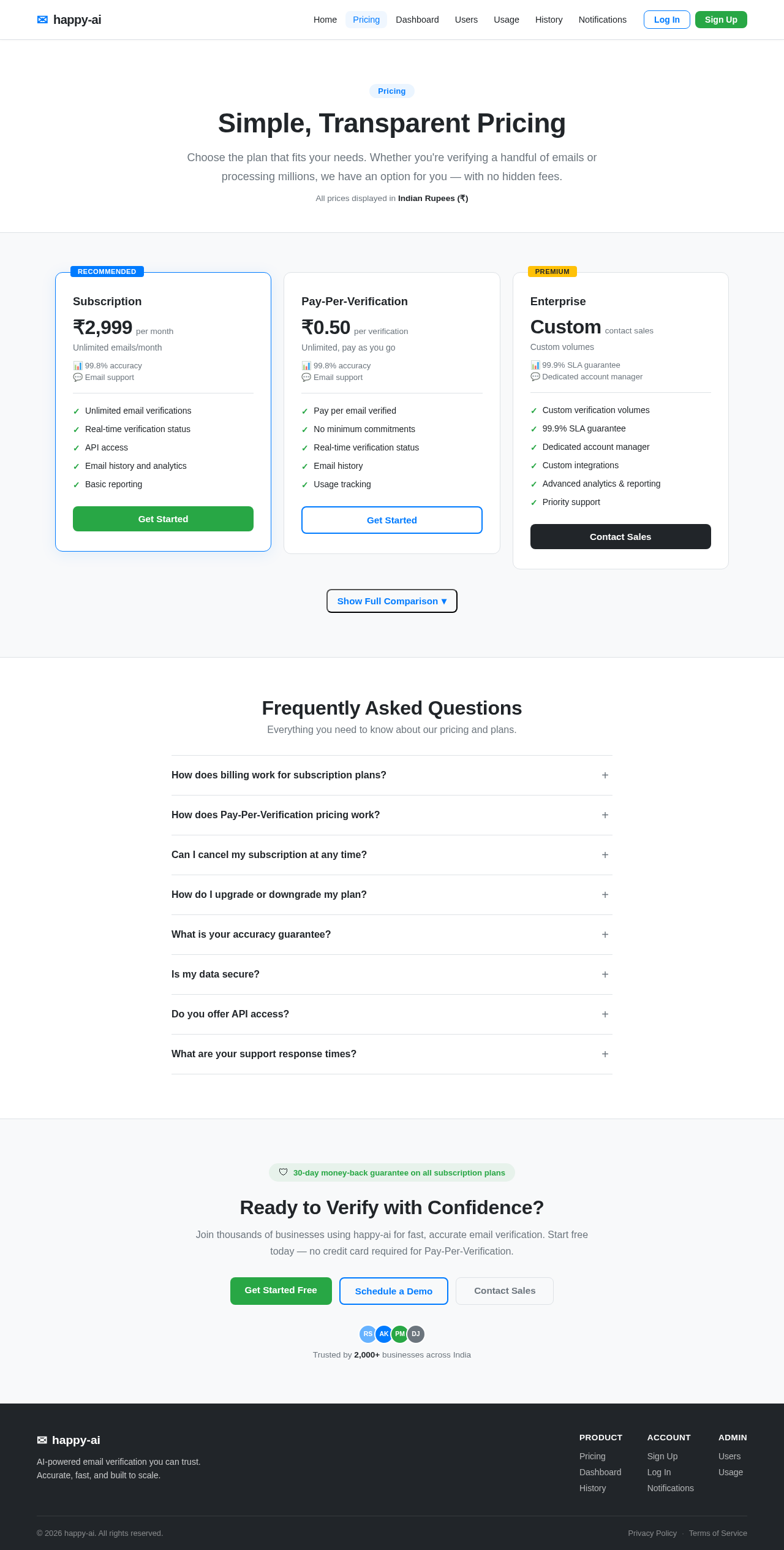 Pricing design preview
