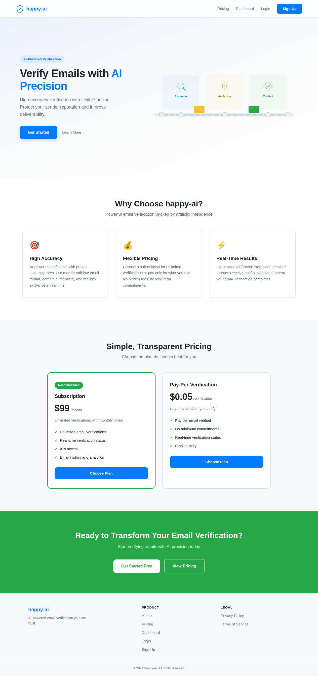 Landing design preview