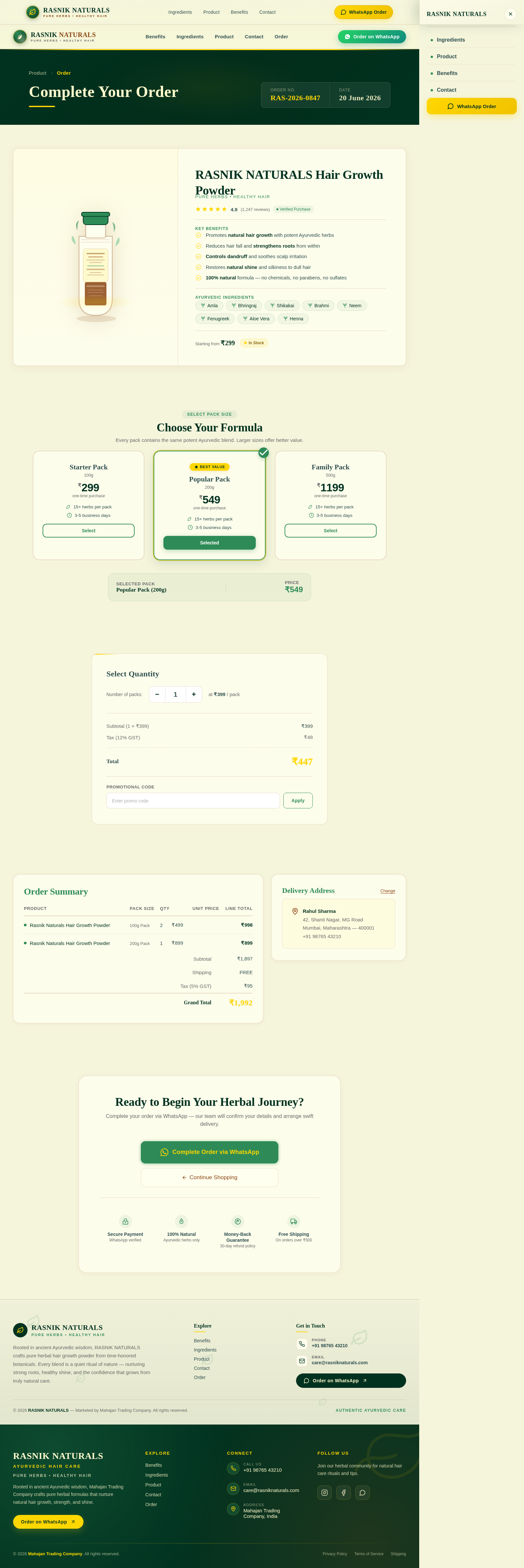 Order design preview