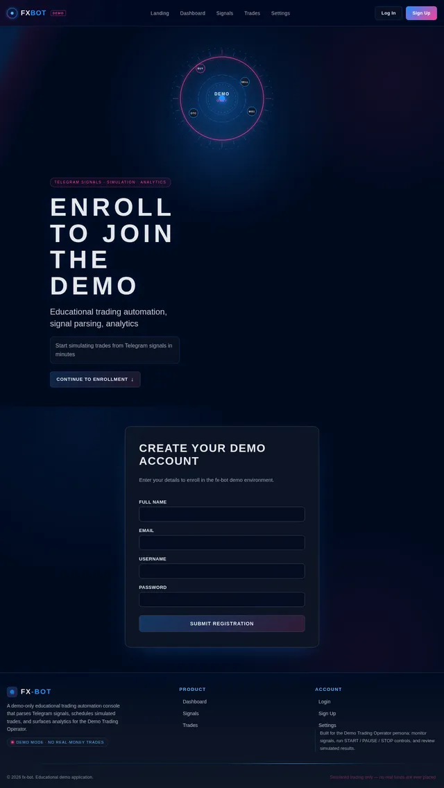 Sign Up