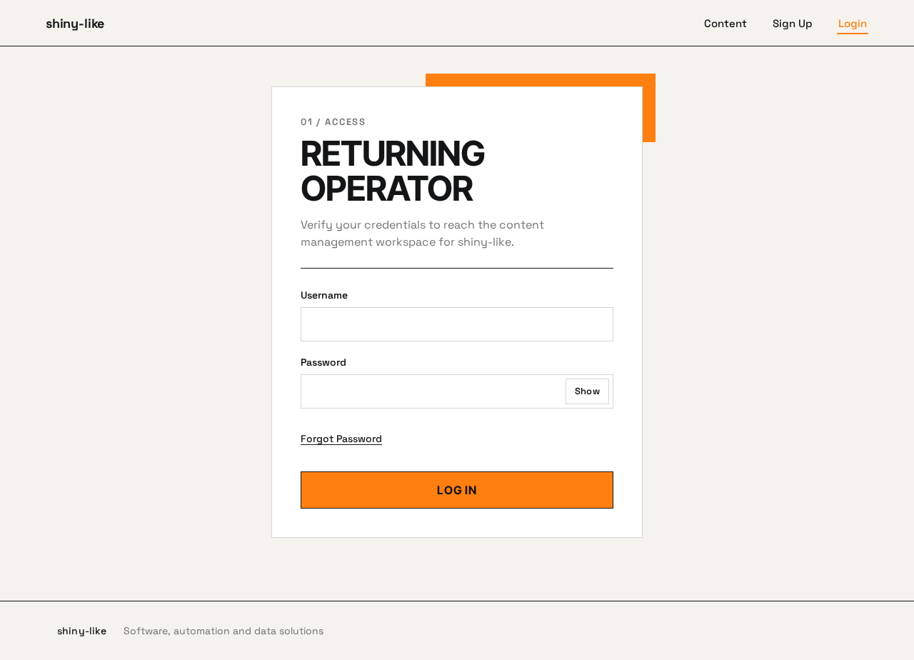 Login design preview