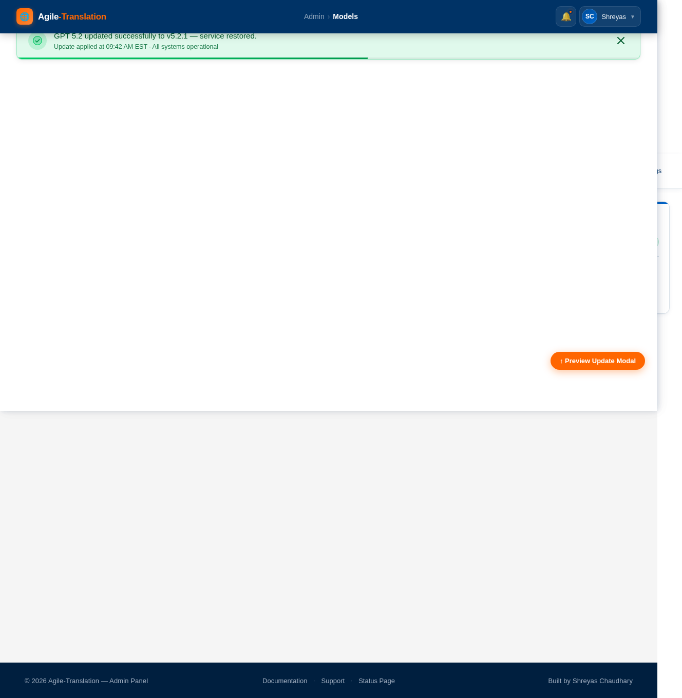 Models design preview