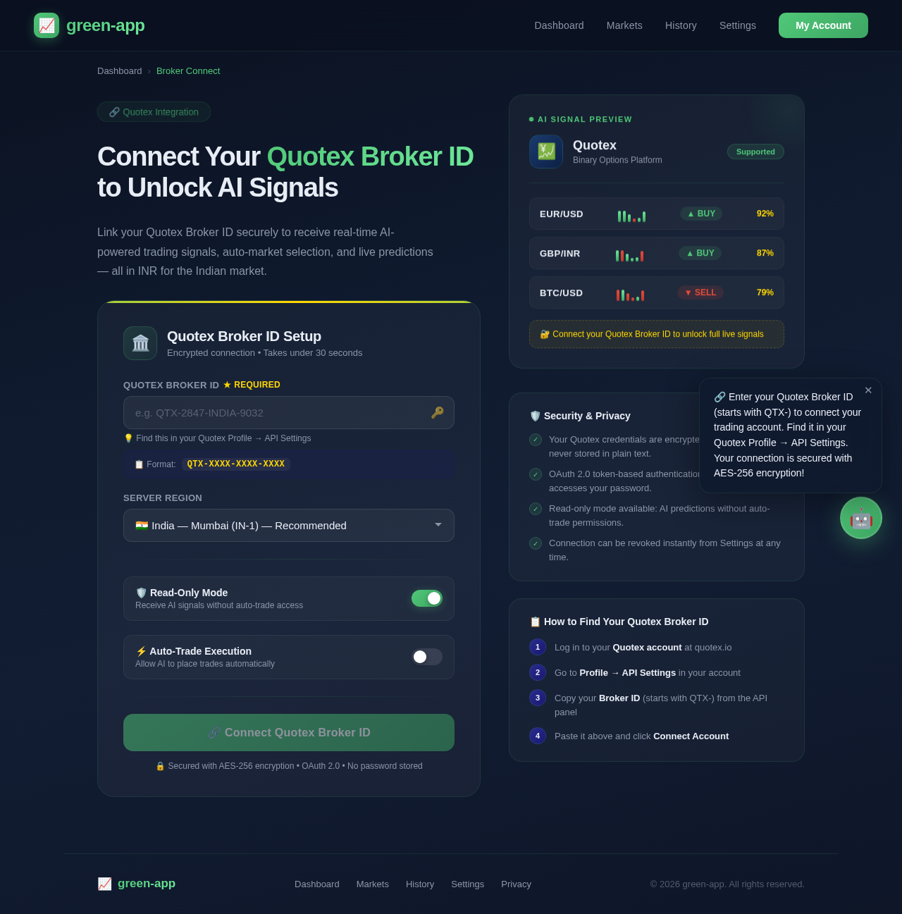 Broker Connect design preview