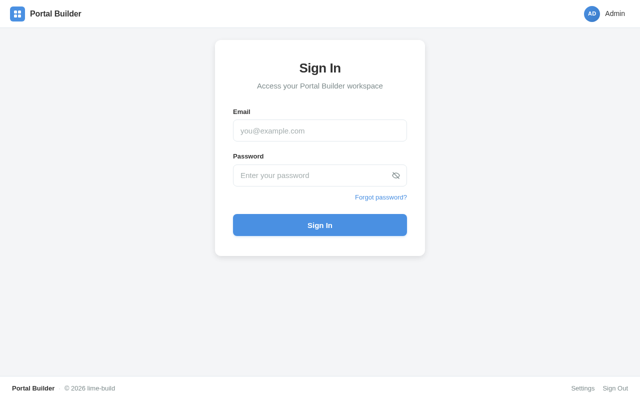 Login design preview