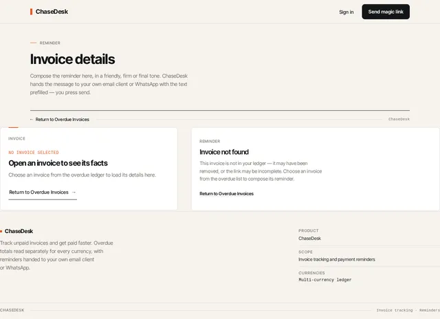 Invoice Details