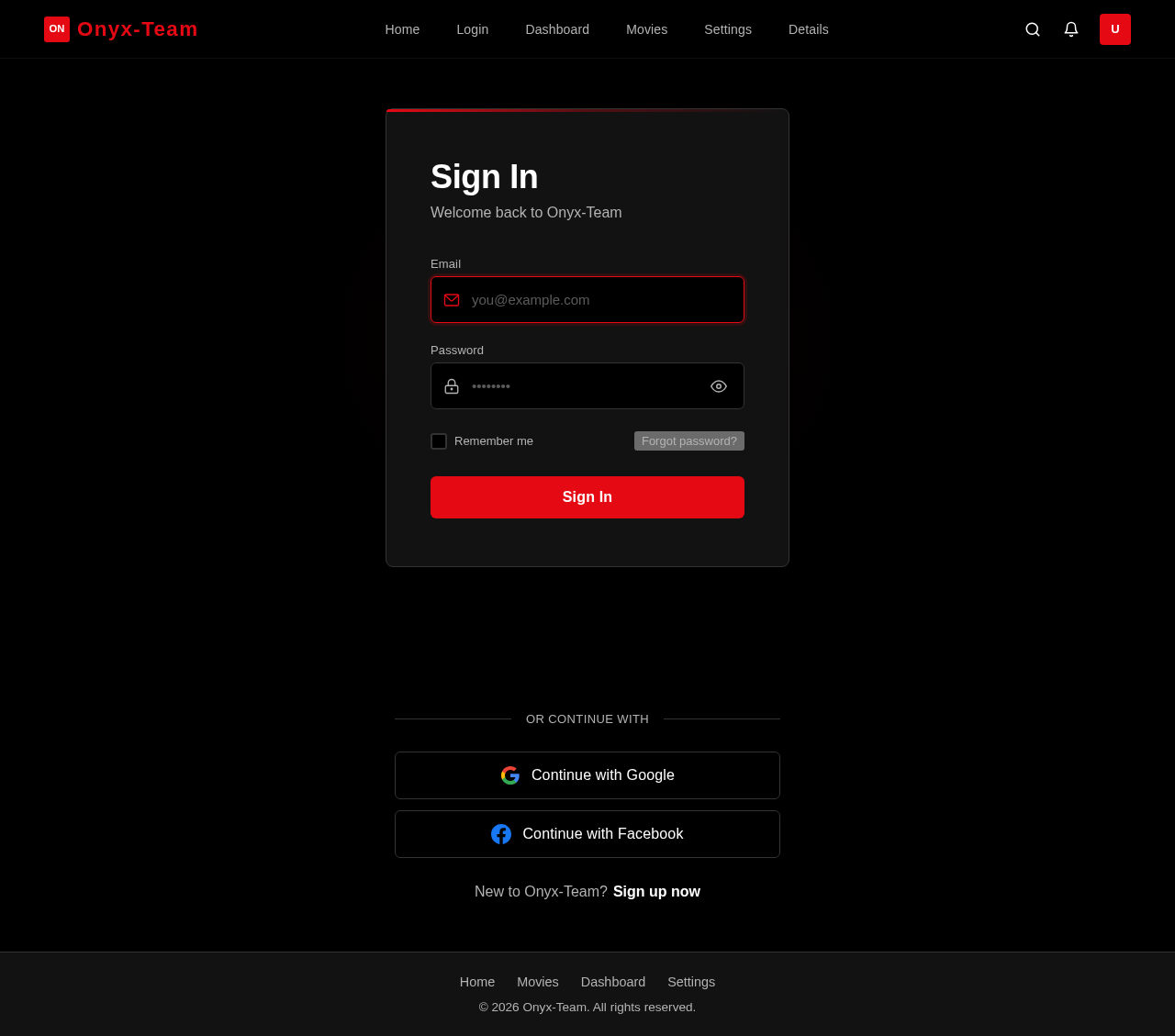 Login design preview