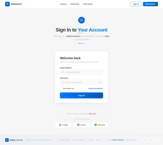 Login