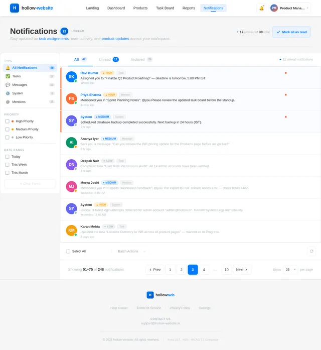 Notifications