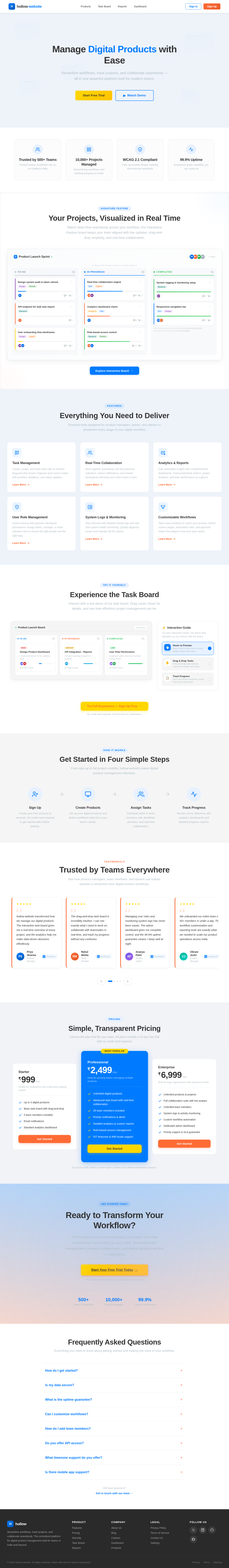 Landing design preview