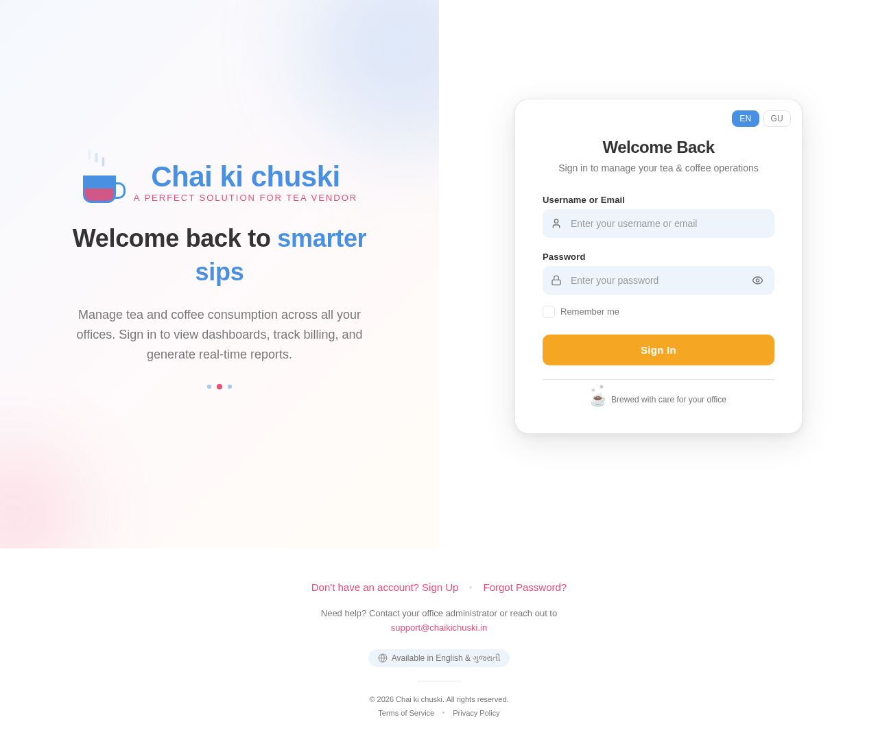 Login design preview