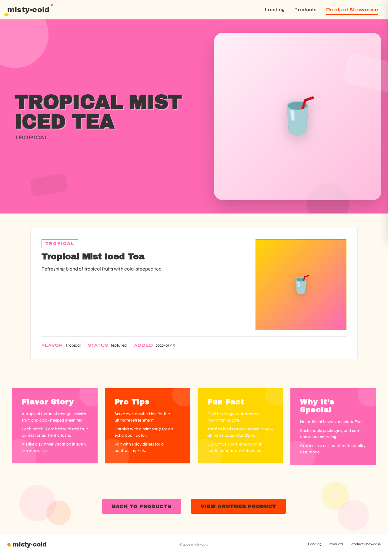 Product Showcase design preview