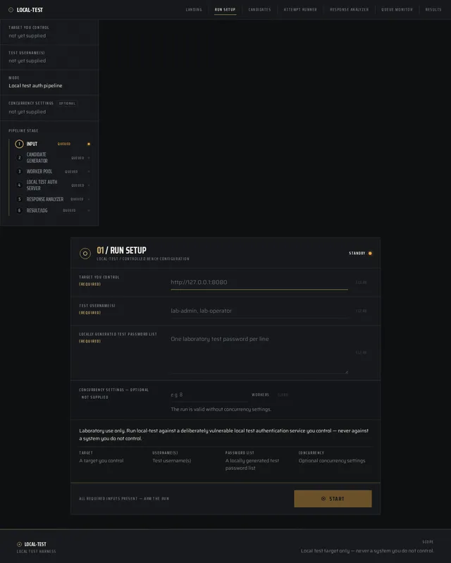 Run Setup