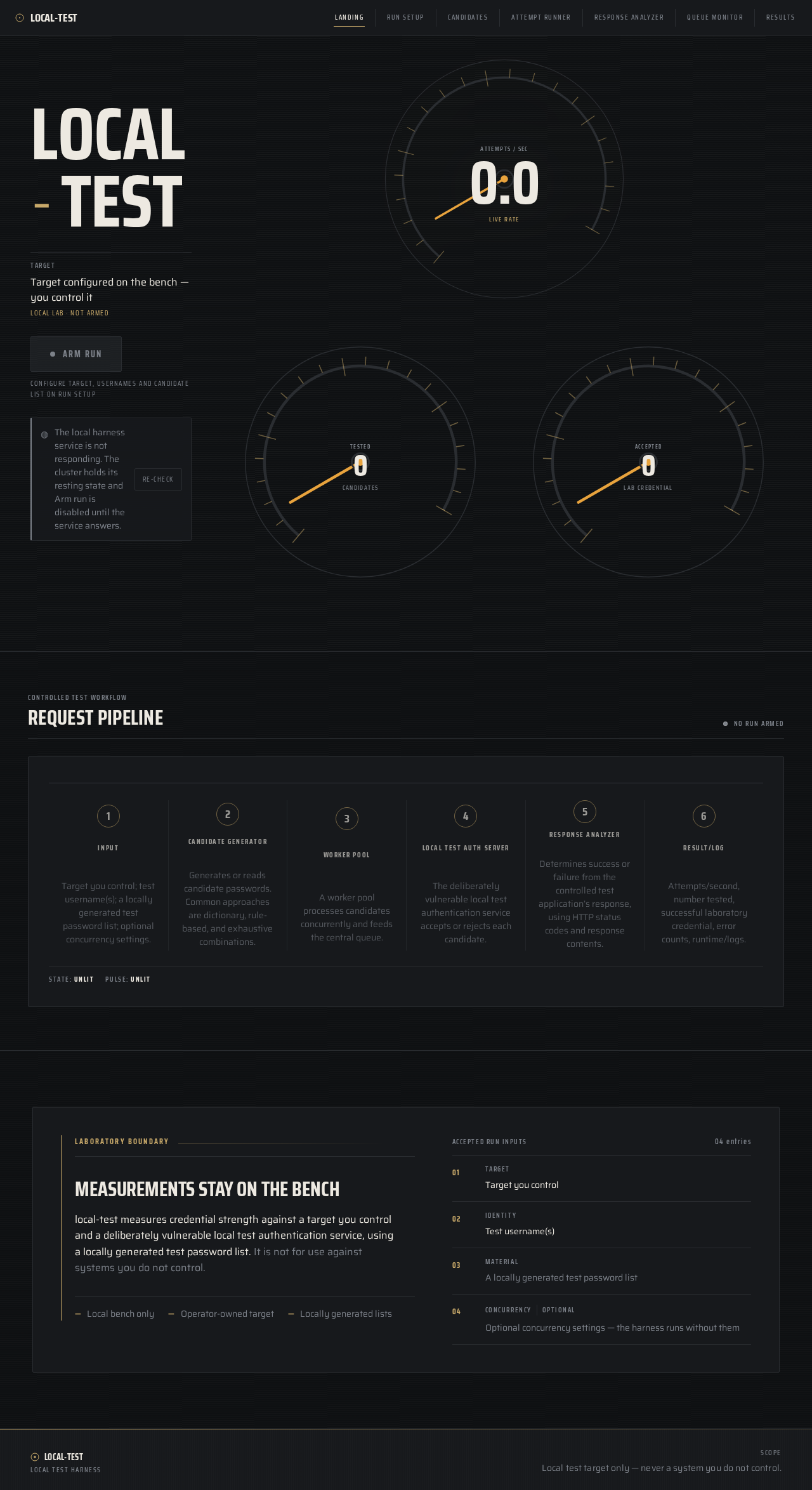 Landing design preview